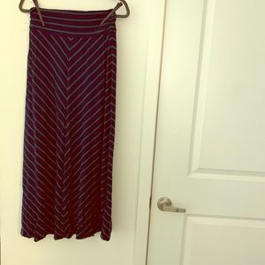 Striped Maxi Skirt
